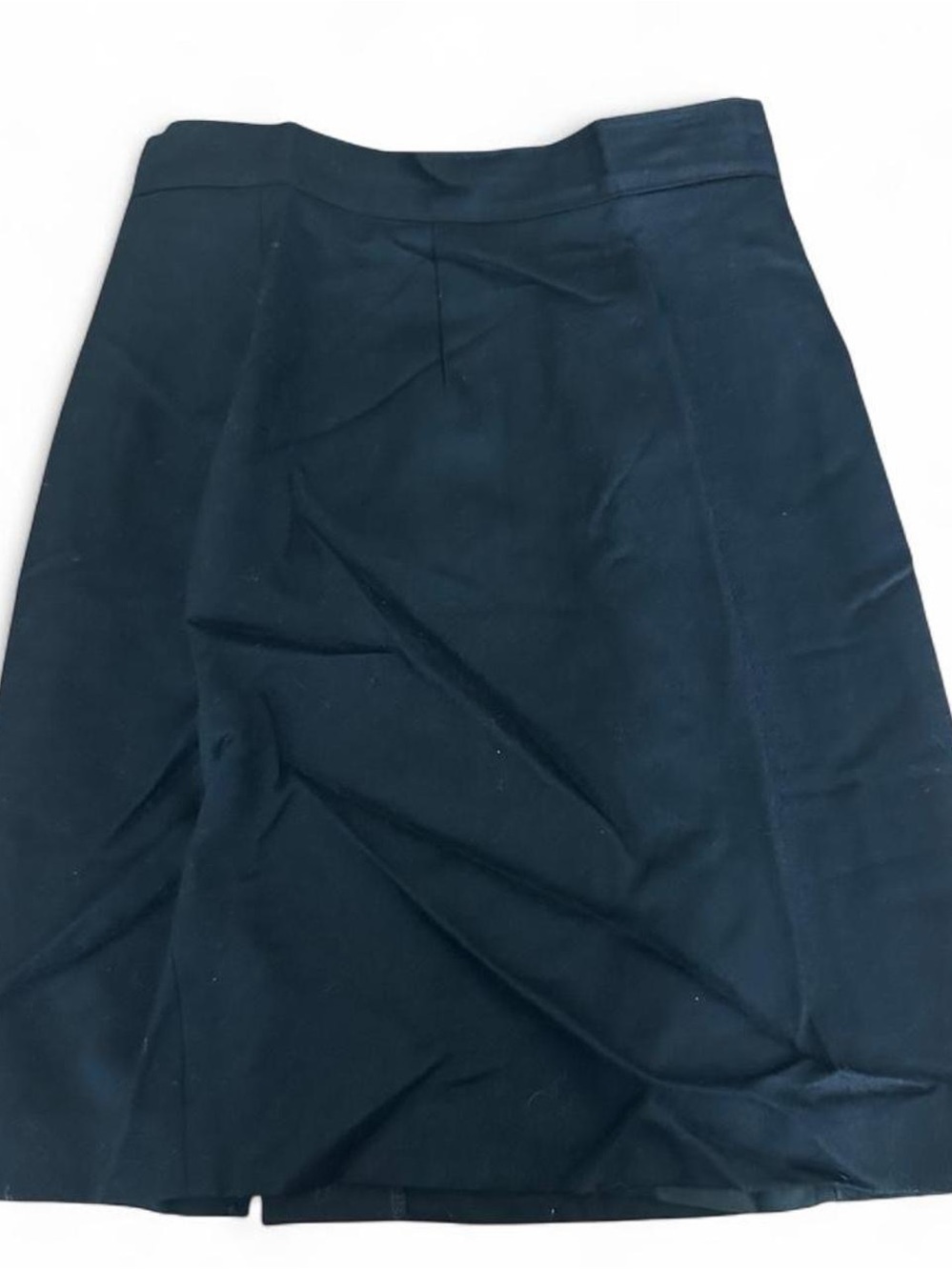 United Colors of Benetton Black A-Line Minimalist Midi Skirt Size 40 / US 4